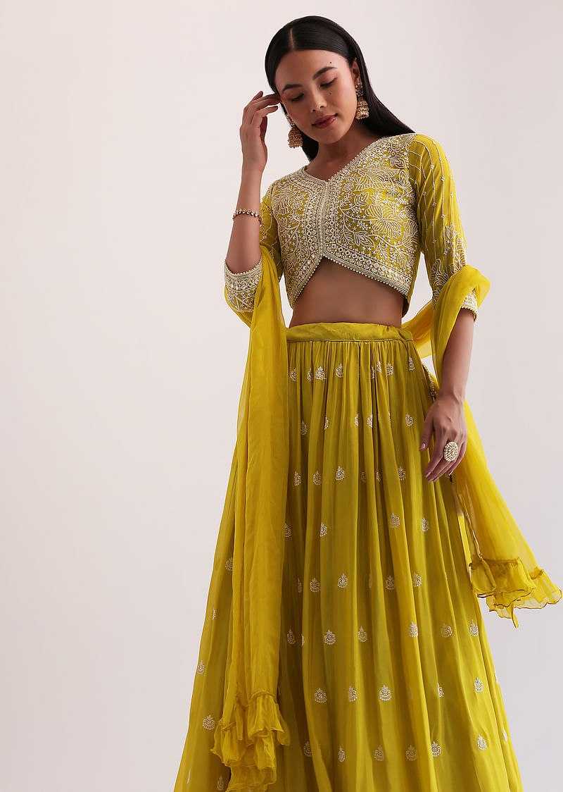 Georgette  Designer Lehenga