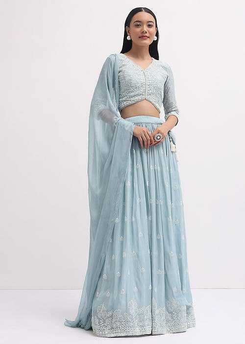 Georgette  Designer Lehenga