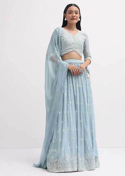 Georgette Designer Lehenga - MYLUXURY LANE ENTERPRISE