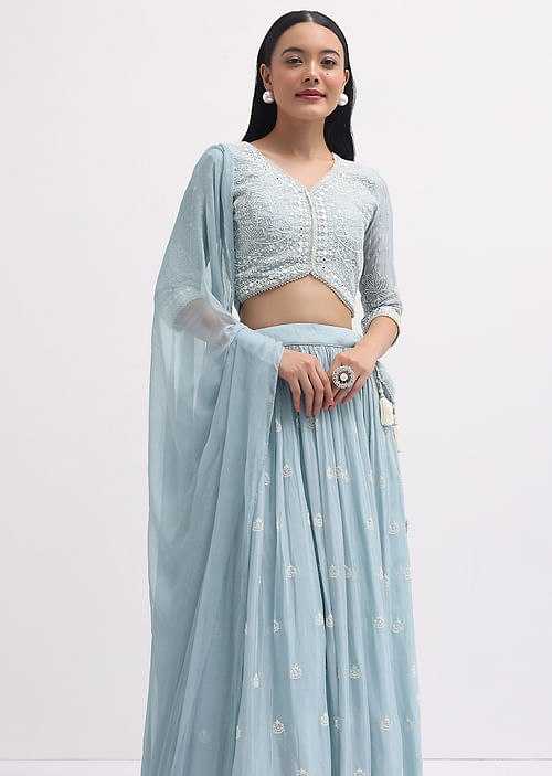 Georgette  Designer Lehenga