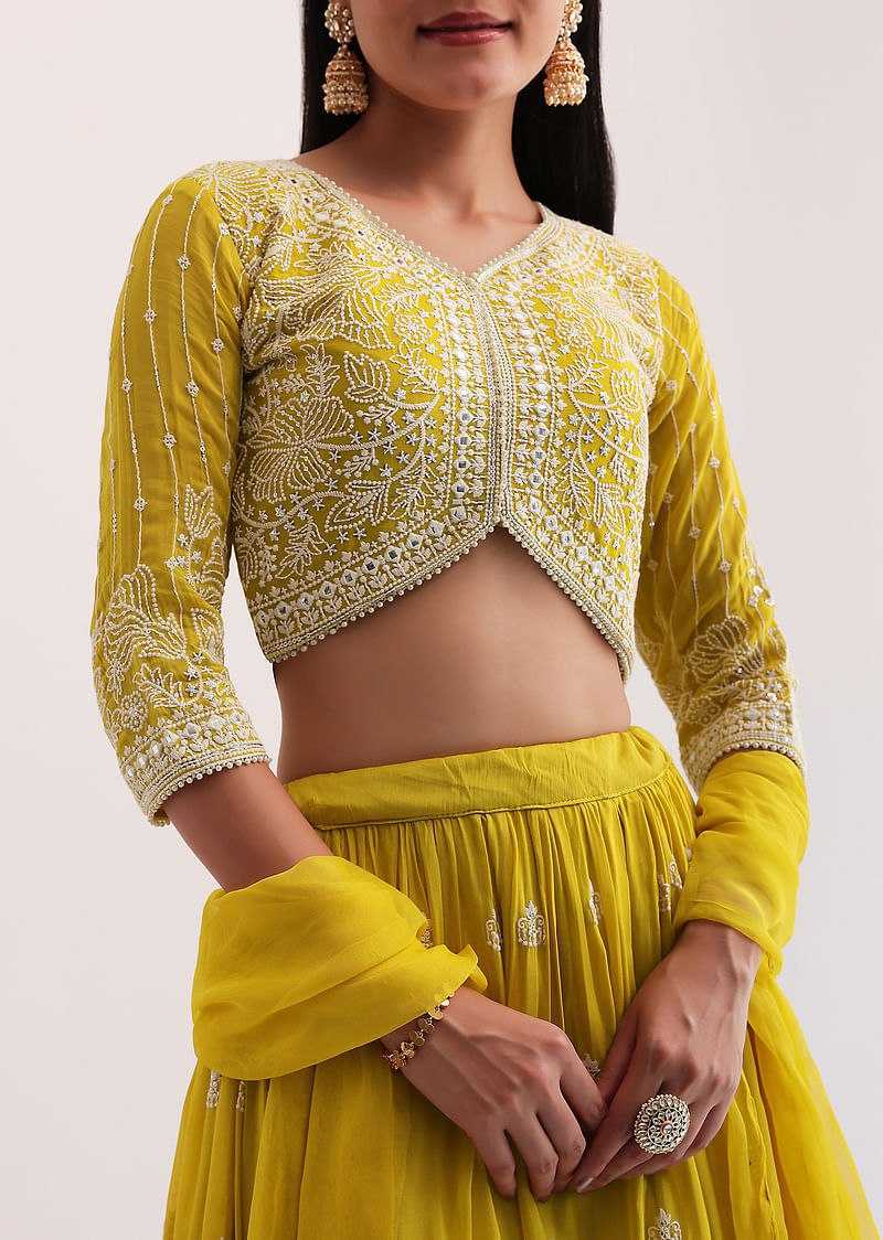 Georgette  Designer Lehenga