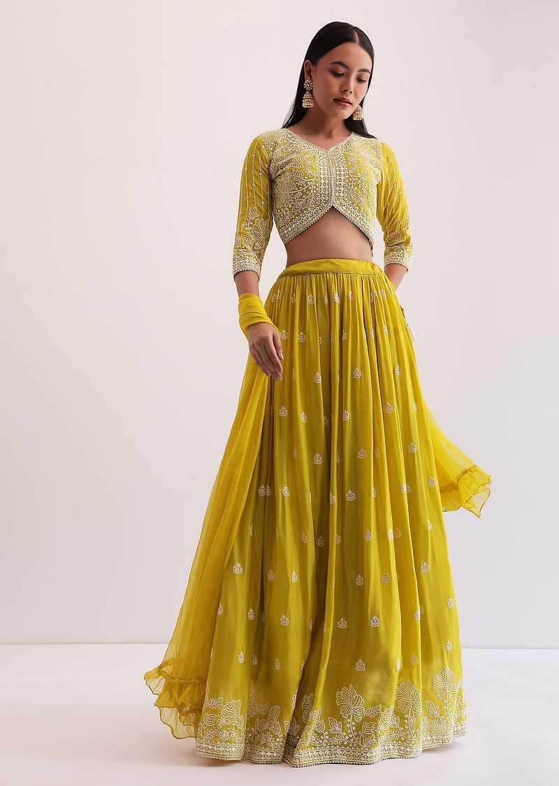 Georgette  Designer Lehenga