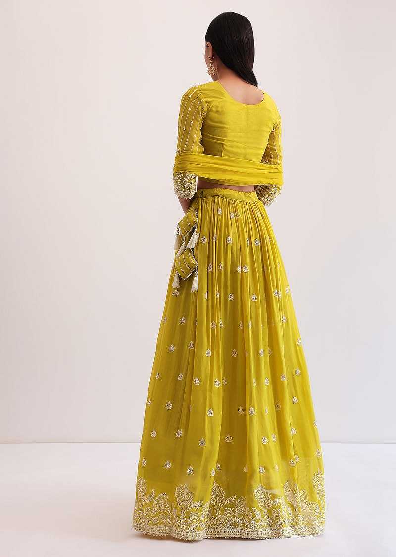 Georgette  Designer Lehenga