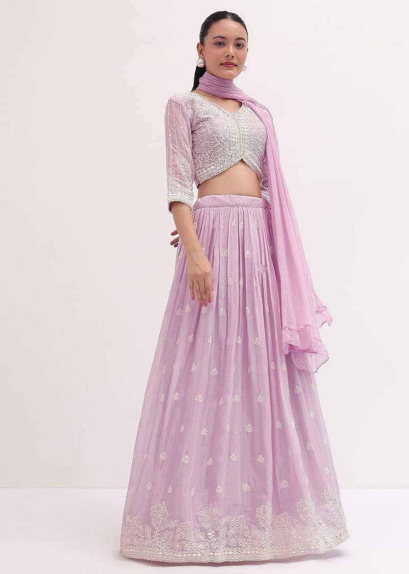 Georgette  Designer Lehenga