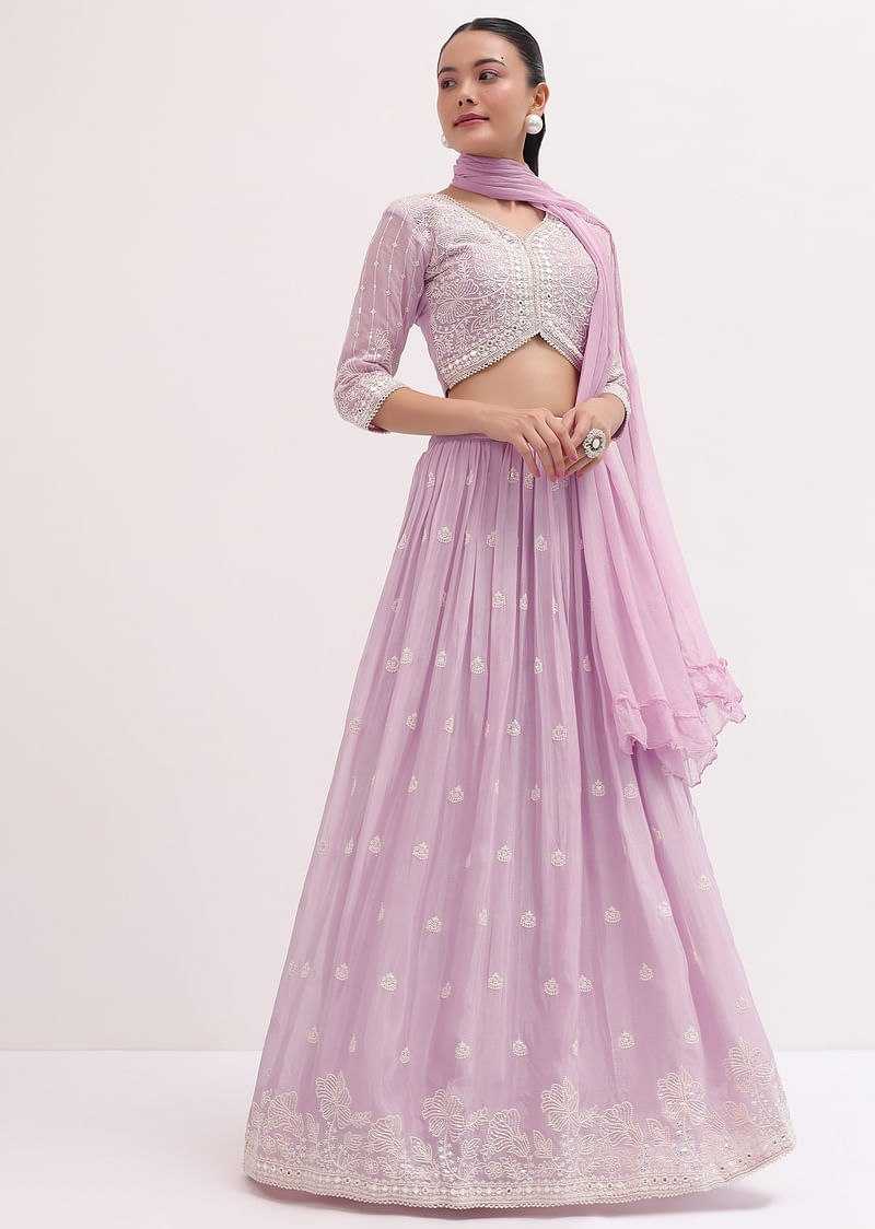 Georgette  Designer Lehenga