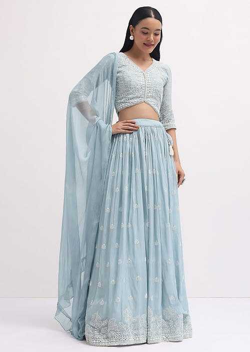 Georgette  Designer Lehenga