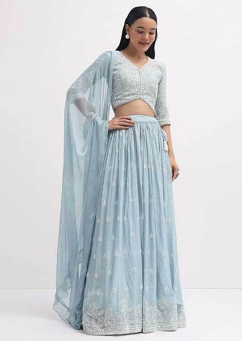 Georgette Designer Lehenga - MYLUXURY LANE ENTERPRISE