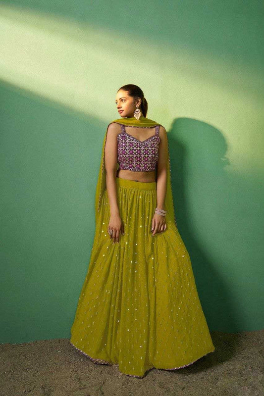 Georgette Designer  Lehenga