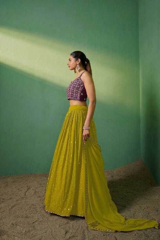 Georgette Designer Lehenga - MYLUXURY LANE ENTERPRISE