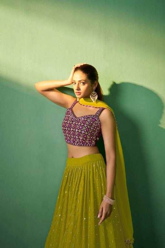 Georgette Designer Lehenga - MYLUXURY LANE ENTERPRISE