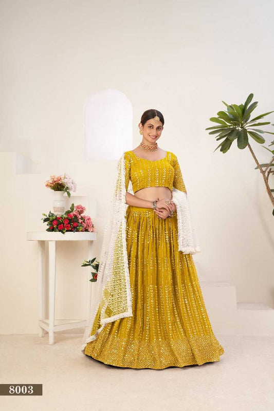 Georgette  Designer Lehenga  With Dupatta