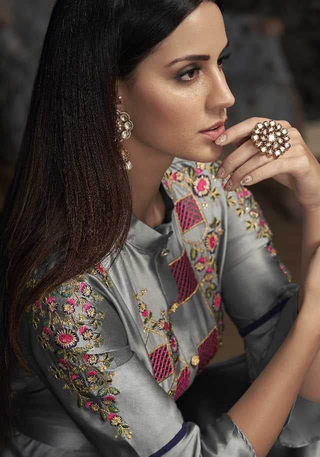 Elegant Georgette Party Gown for Special Occasions - MYLUXURY LANE ENTERPRISE