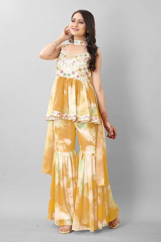Georgette  Party wear suit