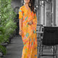 Georgette Designer Ready To Wear Saree - MYLUXURY LANE ENTERPRISE