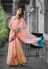 Georgette Designer Ready To Wear Saree - MYLUXURY LANE ENTERPRISE