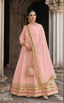 Embroidery Anarkali Gown - MYLUXURY LANE ENTERPRISE
