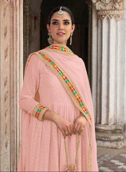 Embroidery Anarkali Gown - MYLUXURY LANE ENTERPRISE