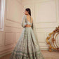 Elegant Zari Work Lehenga with Heavy Sequence Design - MYLUXURY LANE ENTERPRISE
