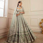 Elegant Zari Work Lehenga with Heavy Sequence Design - MYLUXURY LANE ENTERPRISE