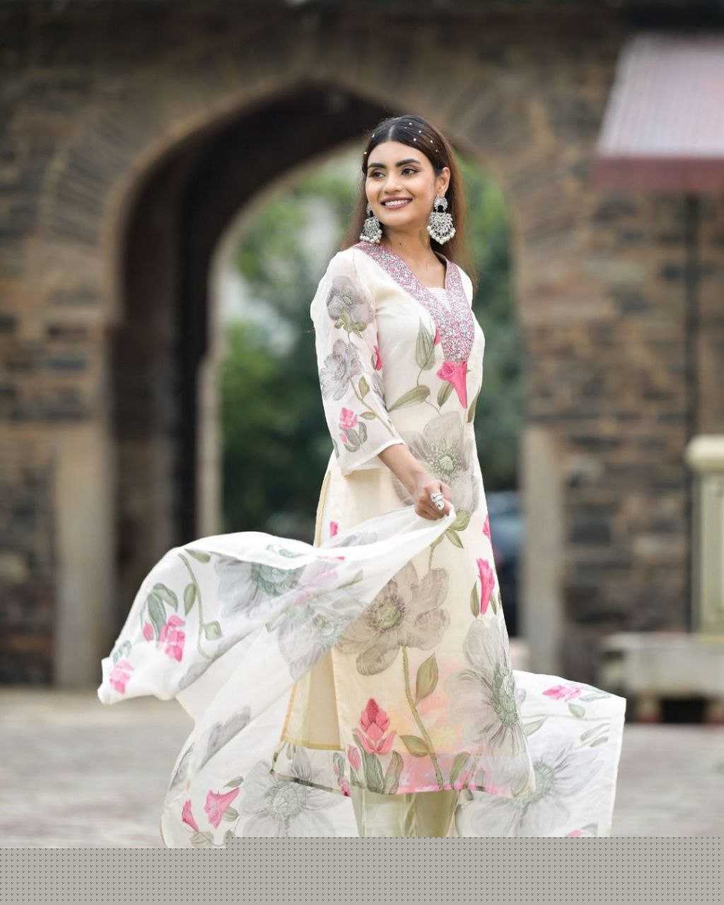 Georgette Printed Kurti - MYLUXURY LANE ENTERPRISE