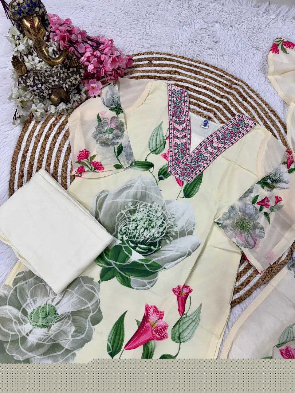 Georgette Printed Kurti - MYLUXURY LANE ENTERPRISE