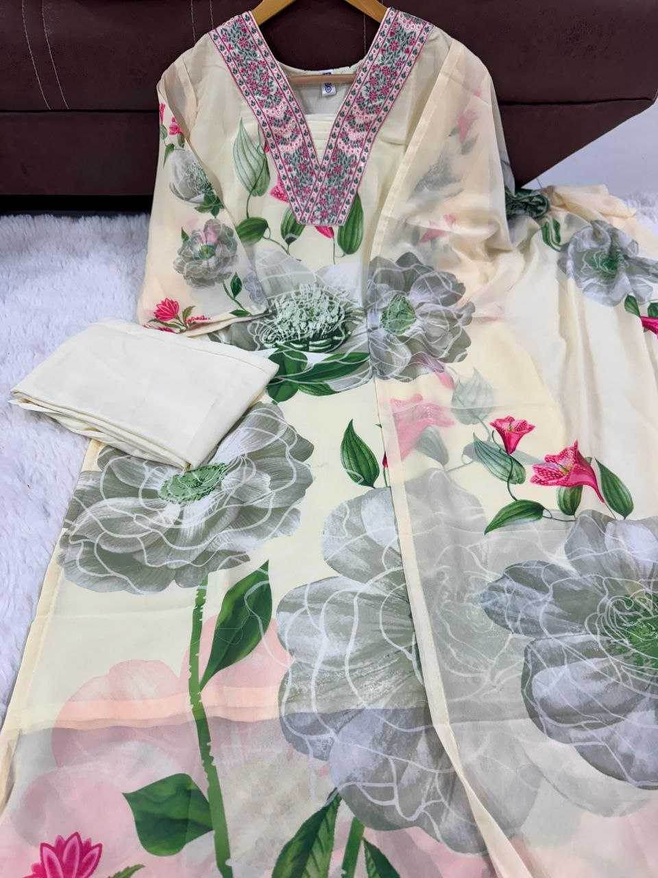 Georgette Printed Kurti - MYLUXURY LANE ENTERPRISE