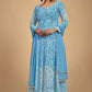 Georgette Embroidery Anarkali Long Gowns Sequin Gown - MYLUXURY LANE ENTERPRISE
