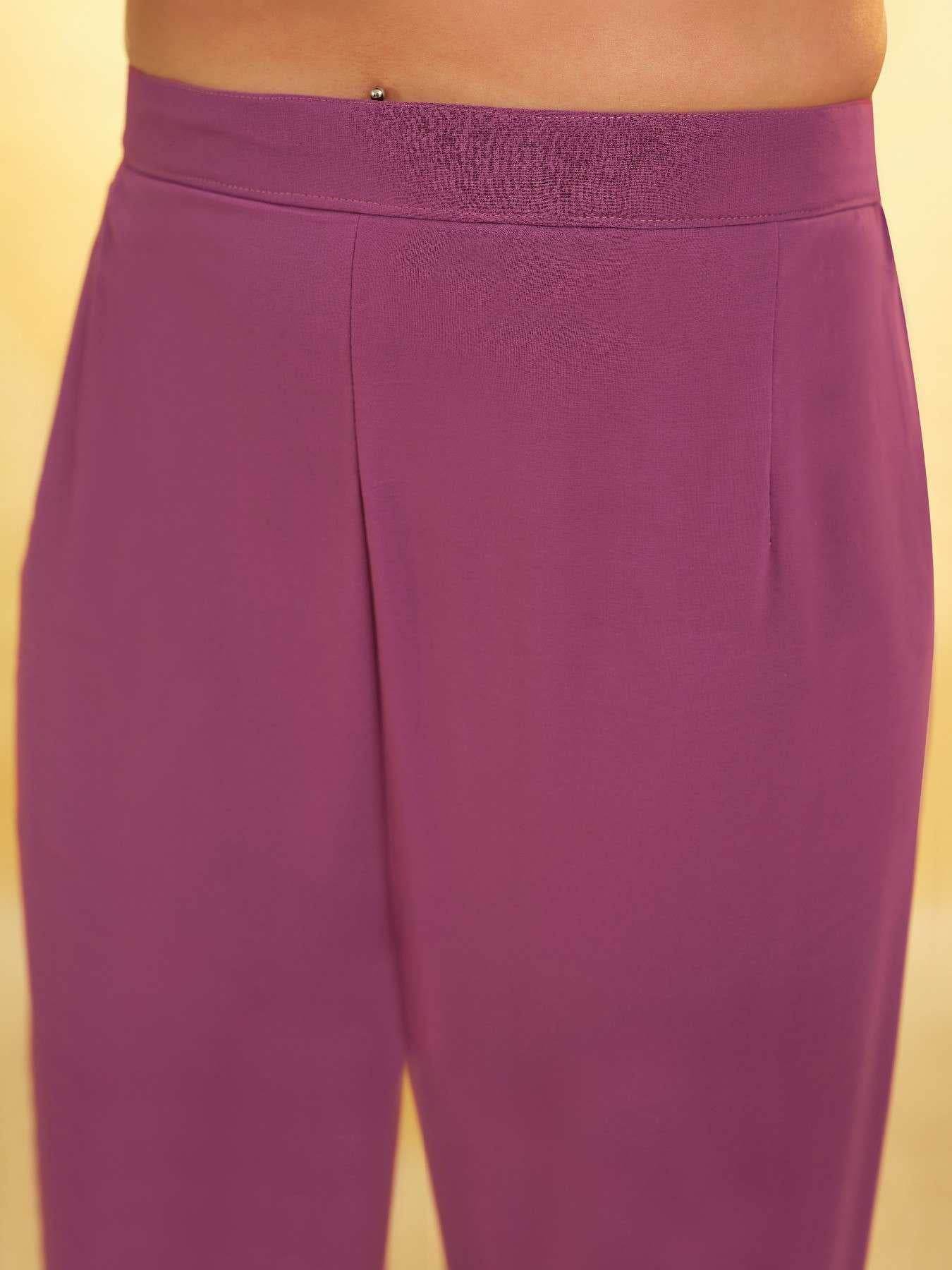 Georgette Sharara Salwar Embroidery Suit - MYLUXURY LANE ENTERPRISE