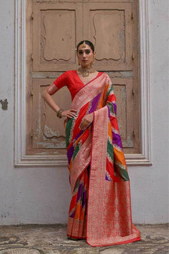 Handloom Silk Designer Traditional Saree - MYLUXURY LANE ENTERPRISE