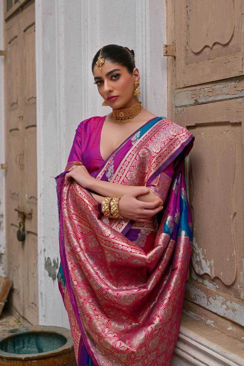 Handloom Silk Designer Traditional Saree - MYLUXURY LANE ENTERPRISE