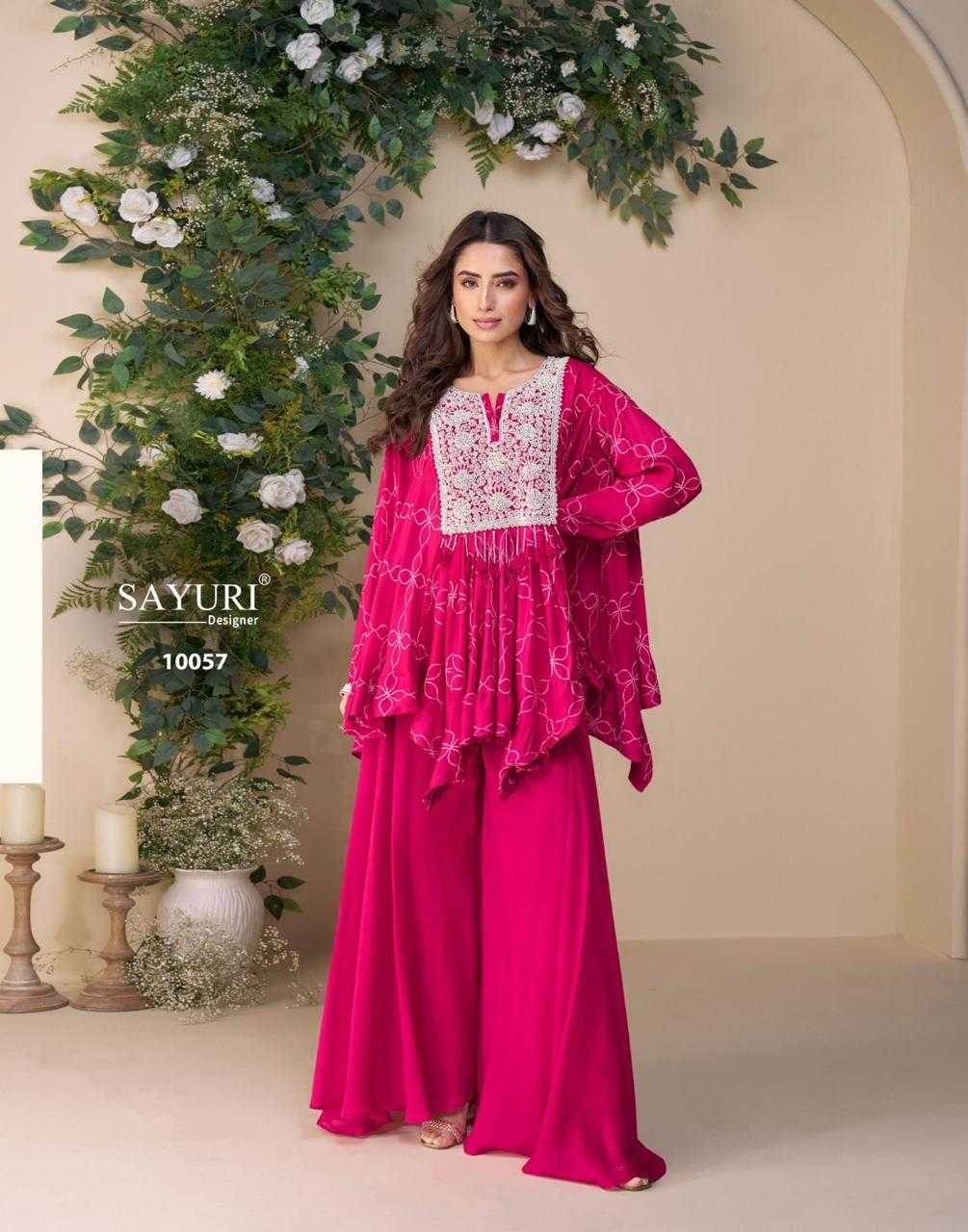 Heavy Chinnon Silk Suit Embroidered Suit - MYLUXURY LANE ENTERPRISE