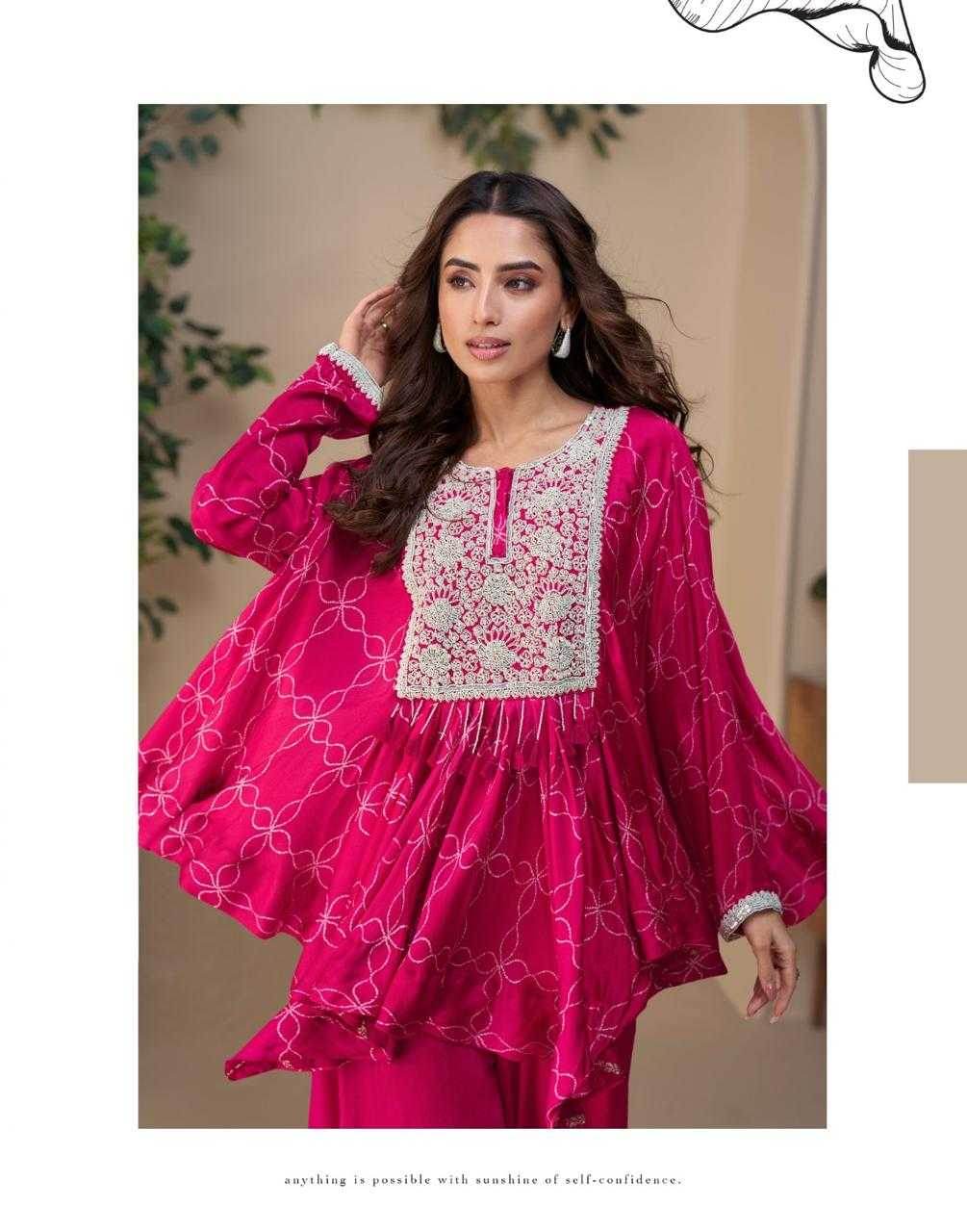 Heavy Chinnon Silk Suit Embroidered Suit - MYLUXURY LANE ENTERPRISE