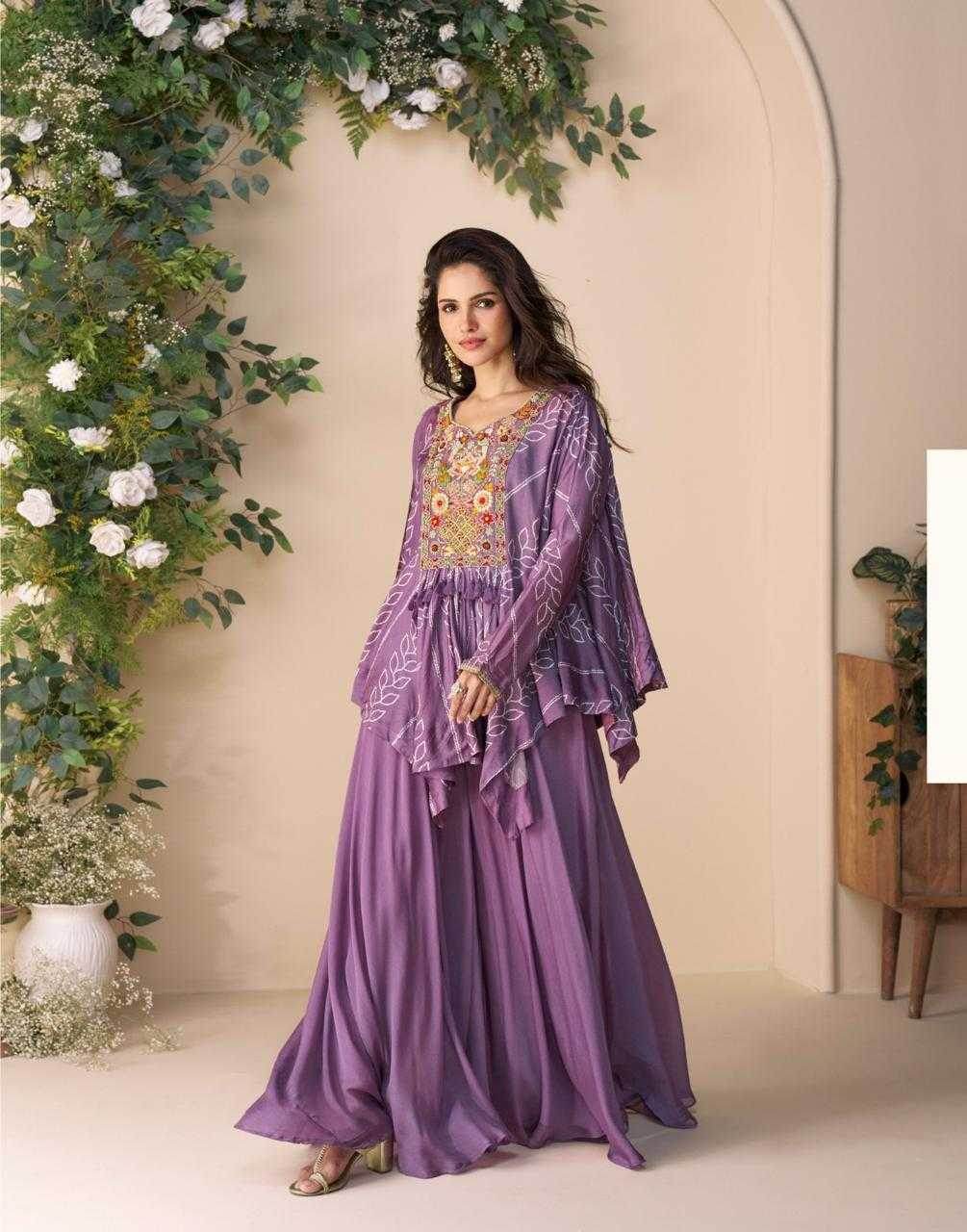 Heavy Chinnon Silk Suit Embroidered Suit - MYLUXURY LANE ENTERPRISE