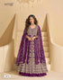 Heavy Chinnon Silk Embroidered Gown - MYLUXURY LANE ENTERPRISE