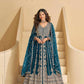 Heavy Chinnon Silk Embroidered Gown - MYLUXURY LANE ENTERPRISE