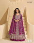 Heavy Chinnon Silk Embroidered Gown - MYLUXURY LANE ENTERPRISE