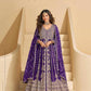 Heavy Chinnon Silk Embroidered Gown - MYLUXURY LANE ENTERPRISE