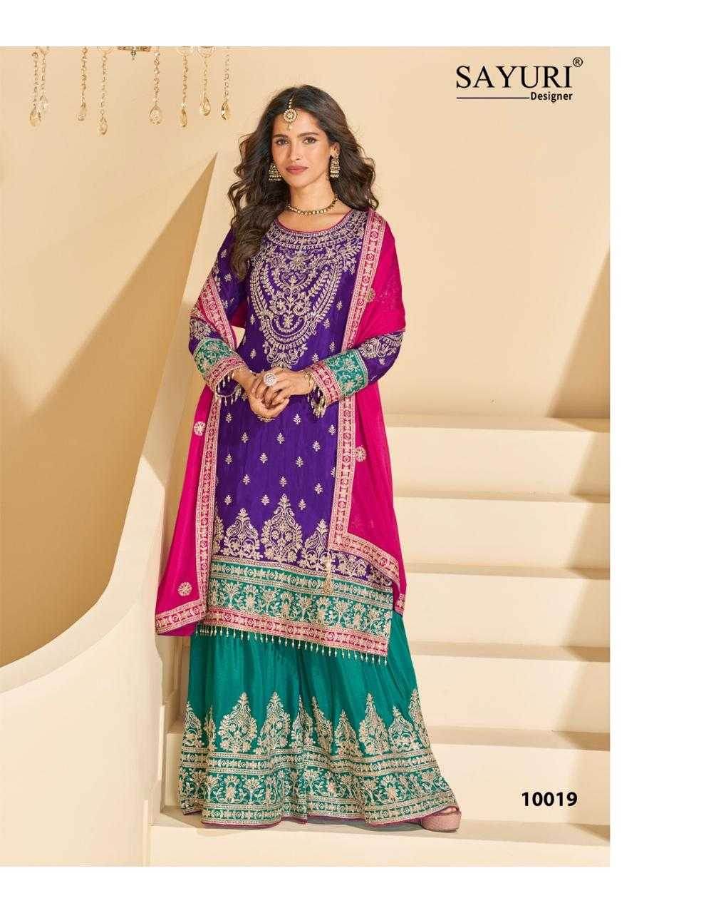 Heavy Chinnon Silk t Embroidered Suits - MYLUXURY LANE ENTERPRISE