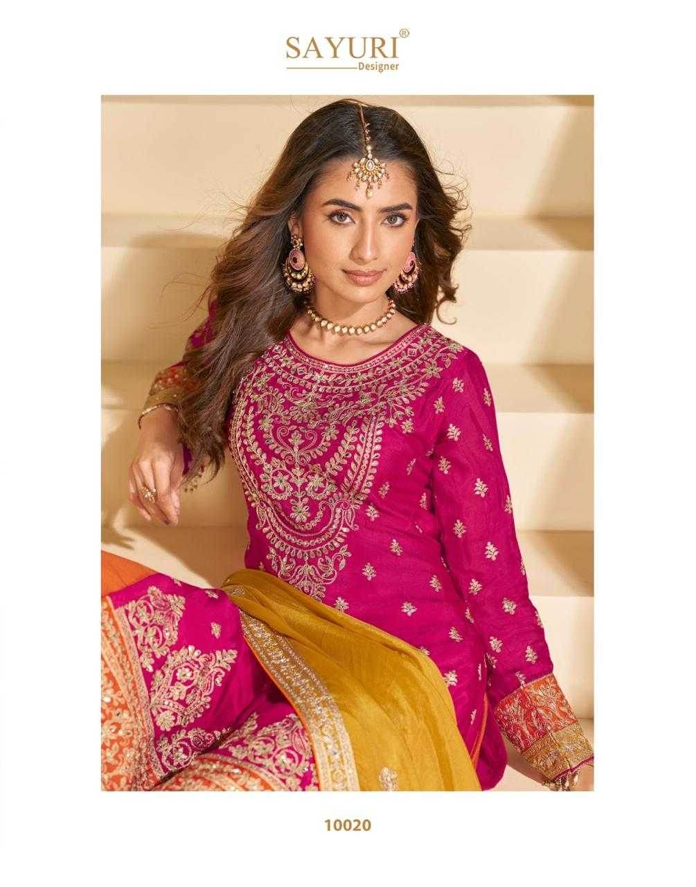 Heavy Chinnon Silk t Embroidered Suits - MYLUXURY LANE ENTERPRISE