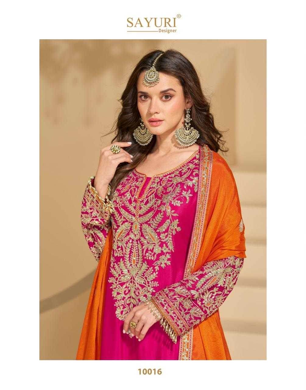 Heavy Chinnon Silk t Embroidered Suits - MYLUXURY LANE ENTERPRISE