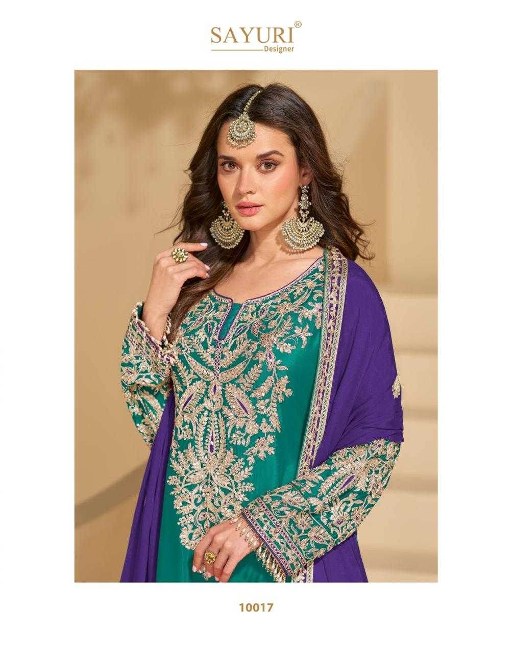 Heavy Chinnon Silk t Embroidered Suits - MYLUXURY LANE ENTERPRISE