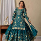Heavy Chinnon Silk Designer Embroidered Lehenga - MYLUXURY LANE ENTERPRISE