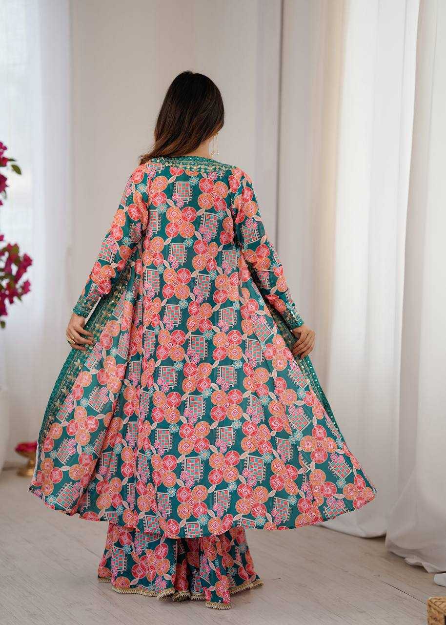 Heavy Muslin  Sharara Salwar Suits Indo Western Dresses