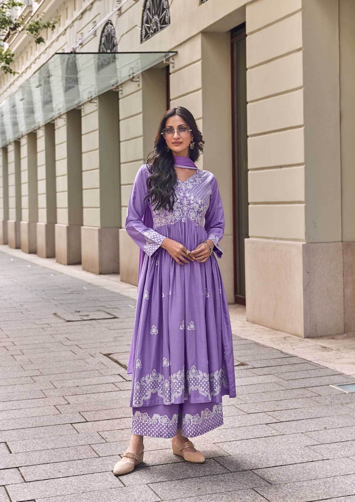 Heavy Rayon Designer Suit - MYLUXURY LANE ENTERPRISE