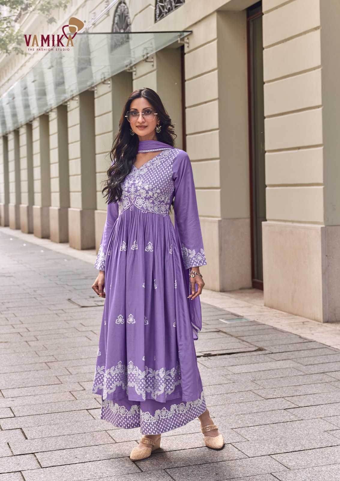 Heavy Rayon Designer Suit - MYLUXURY LANE ENTERPRISE