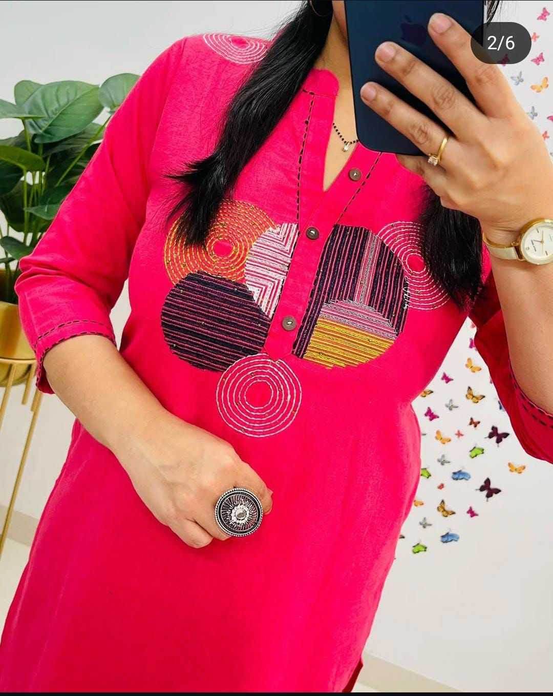 Heavy Rayon Designer Cotton Kurtis - MYLUXURY LANE ENTERPRISE