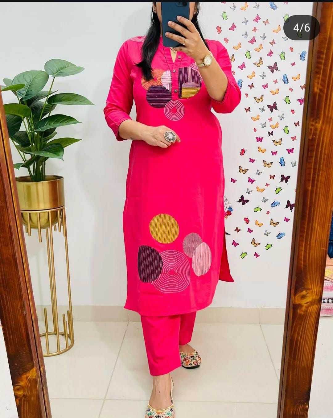 Heavy Rayon Designer Cotton Kurtis - MYLUXURY LANE ENTERPRISE