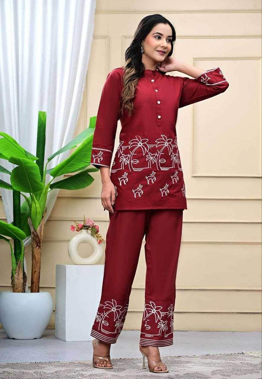 Heavy Rayon Co-ord Set - MYLUXURY LANE ENTERPRISE