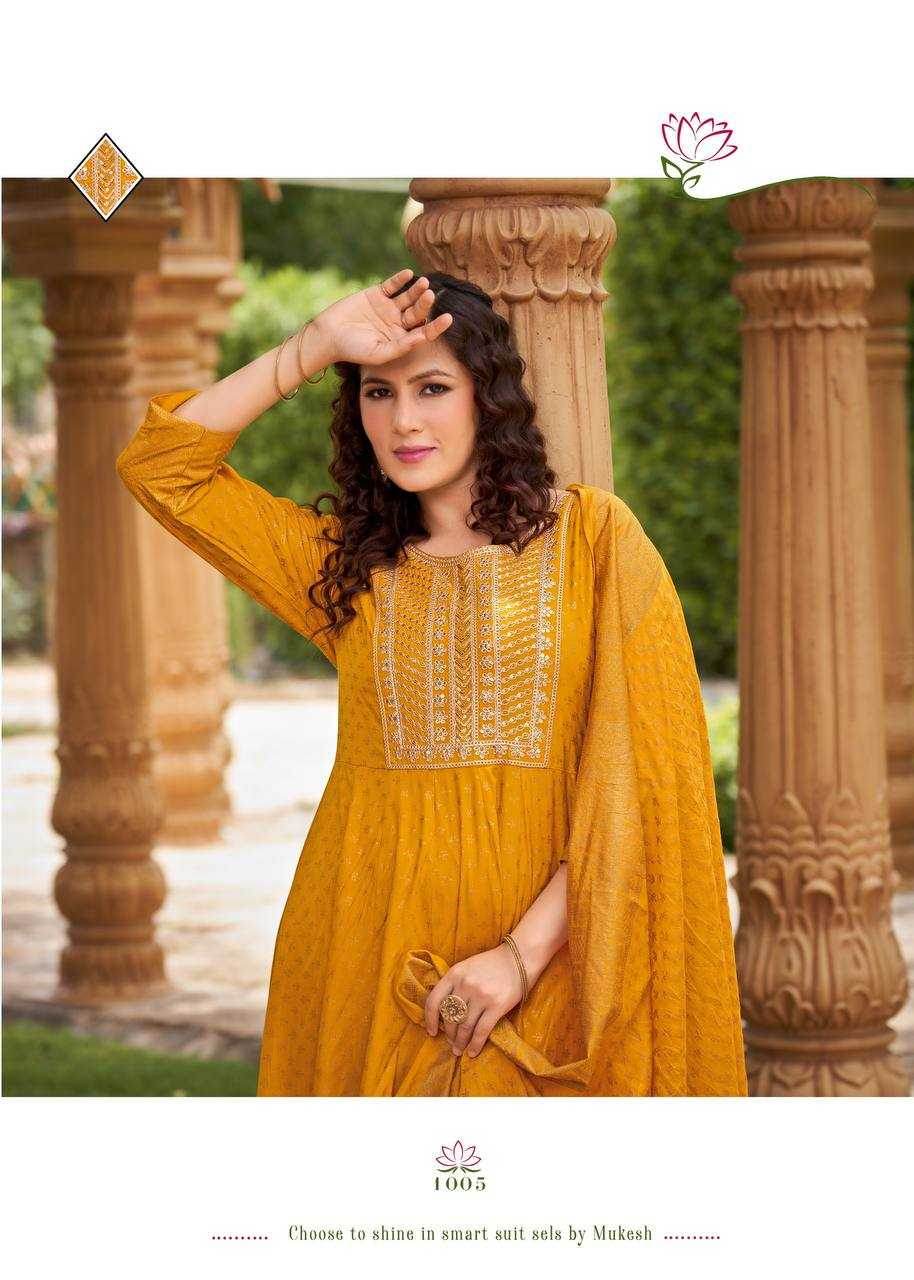 Heavy Rayon Embroidered Kurti With Palazzo - MYLUXURY LANE ENTERPRISE