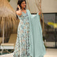 Elegant Heavy Rayon Gown with Exquisite Prints - MYLUXURY LANE ENTERPRISE